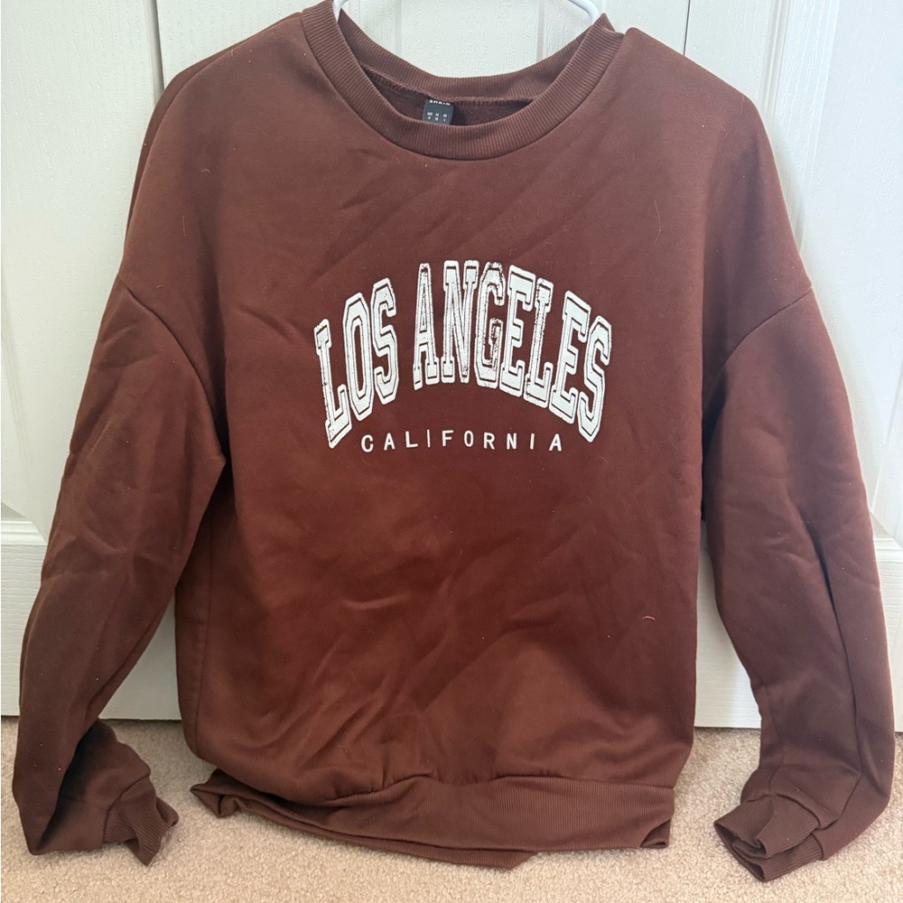 Brown Los Angeles California Men's Sweater